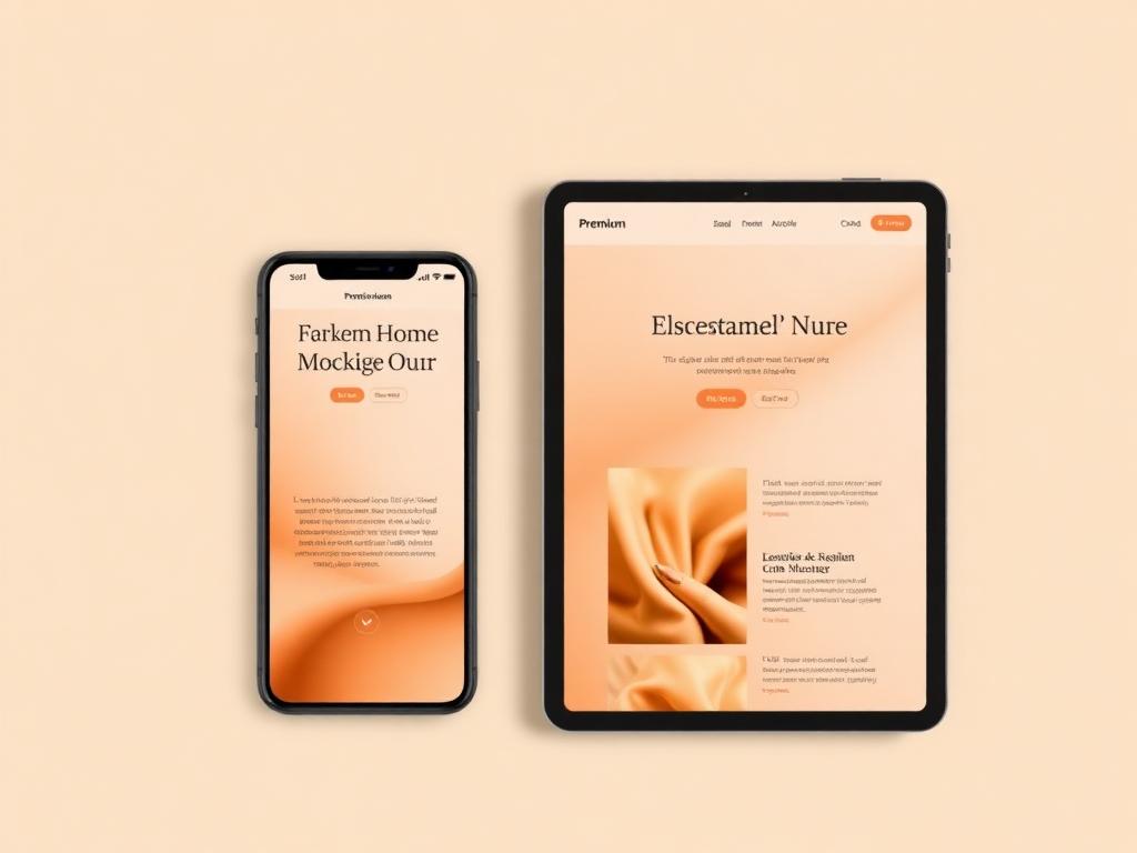 Mockup — Landing page